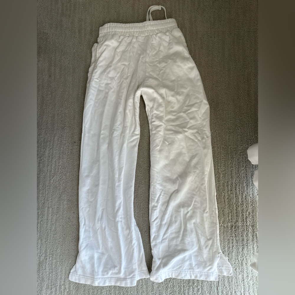 White Daily Drills Lounge Pants